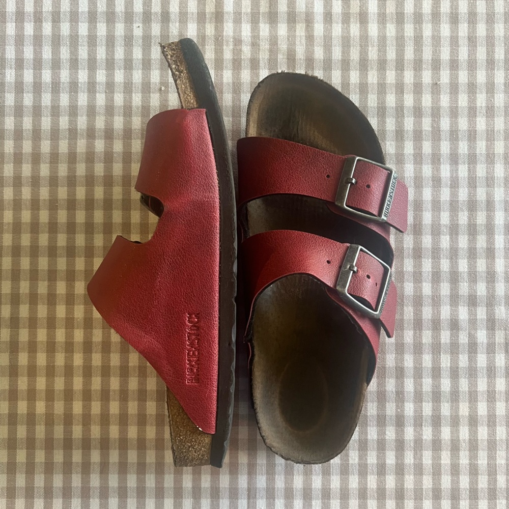 Red Birkentstocks